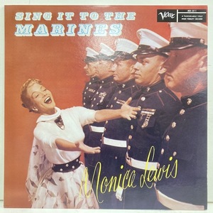 ●00即決VOCAL LP MONICA LEWIS sing it to the marines JPN MONO pojj1535 帯無しライナー付きカバーに軽い汚れ。