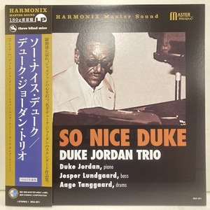 ●00即決LP Duke Jordan / So Nice Duke MSA-001 野見山静夫 小鉄徹 Three Blind Mice 完品美品 180G