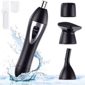 新品 4in1多機能鼻毛カッター メンズ充電式 髭剃り(ブラック)