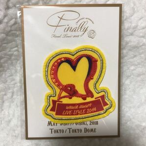 ★安室奈美恵 namie amuro Final Tour 2018 ～Finally～ 刺繍ワッペンシール（5/5、6東京ドームデザイン会場限定デザイン）LIVE STYLE 2014の画像1