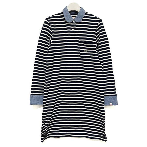 レア! SOU SOU × le coq sportif ソウソウ ルコック コラボ ボーダー ワンピース ポロワンピース チャリンチャリン サイクリング SOUSOU