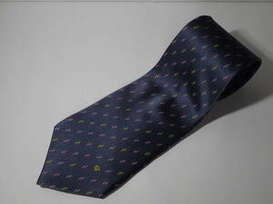 VERSACE Versace necktie grey series light black color pink yellow lustre equipped mete.-sa silk width : approximately 9.2.