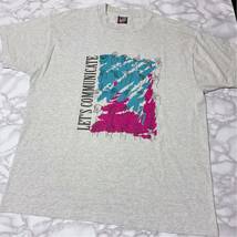 90s アート 手話 Tシャツ ビンテージ XL USA製 シングルステッチ 企業 映画 エッシャー 向日葵 nirvana ディズニー_画像1