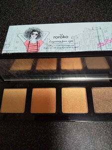 韓国コスメ アイシャドウ ROROKO EYESHADOW アイシャドウパレット コーラル