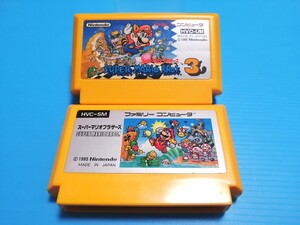 任天堂 FC ファミコンソフト スーパーマリオブラザーズ & スーパーマリオブラザーズ3