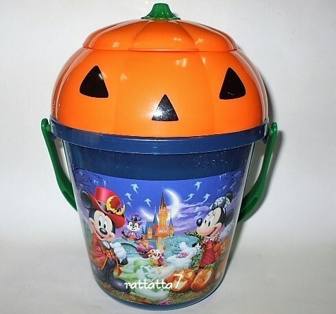 TDL☆Micky☆2007☆ミッキーマウス☆ミニーマウス☆ドナルド☆グーフィー☆ポップコーンバケット☆ハロウィン☆ディズニー