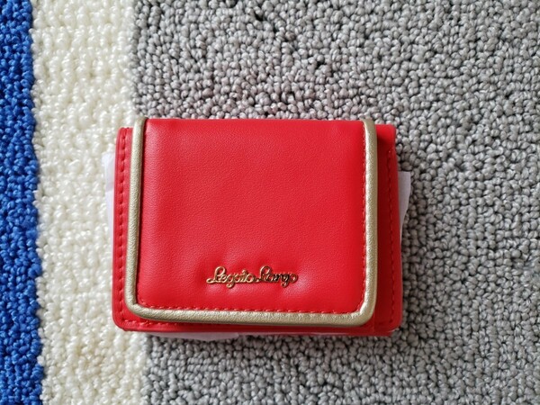 Legato Largo 新品3つ折ミニ財布☆レッド
