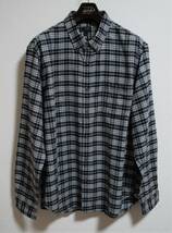 SALE！【新品】サイズ:XL ジェイクルー J.CREW Midweight Cotton-Wool Elbow-Patch Flannel Shirt Heather Grey フランネル Wash加工 3_画像2