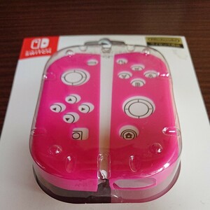 ジョイコンシリコンカバー for Nintendo Switch ピンク NJS-001-2