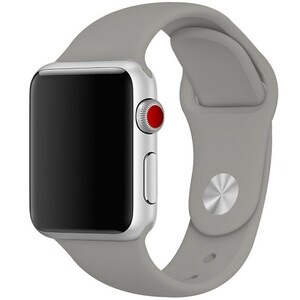 【本体サイズ38・40mm用】【10-ダークグレー】Apple Watch シリコン スポーツバンド アップルウォッチ【Series1.2.3.4.5.6.SE対応】