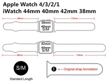 【本体サイズ42・44mm用】【32-ブルーフォグ】Apple Watch シリコン スポーツバンド アップルウォッチ【Series1.2.3.4.5.6.SE対応】_画像3