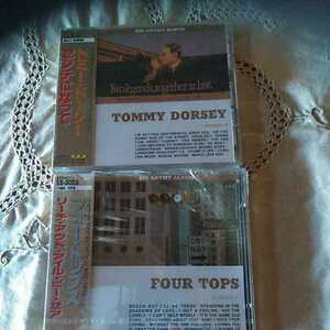 洋楽CD 未開封2枚　トミー・ドーシー　全14曲演す奏　フォー・トップス　全14曲歌詞付