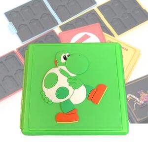 switch カードケース ヨッシー スーパーマリオ カード収納 ソフトケース