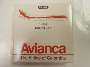 ◆シャバク アビアンカ航空 ボーイング 747 1/600 未使用品◆