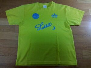 LUZ e SOMBRA/ルースイソンブラ プラシャツ SIZE:L 黄 水色 送料215円～