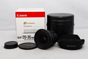 ◇Canon キャノン EF 20-35mm F3.5-4.5 USM 付属品充実