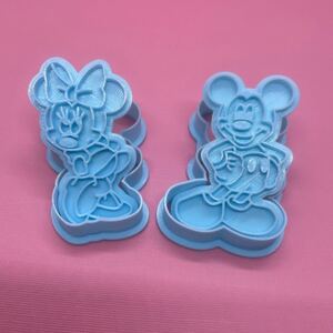 ミッキー ミニー 3Dクッキー型2個セット