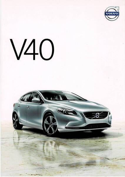 VOLVO 　Ｖ40　＆　Ｖ40　クロスカントリー　カタログ　