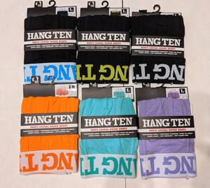 【LL】HANG TEN メンズボクサーパンツ 4枚アソート