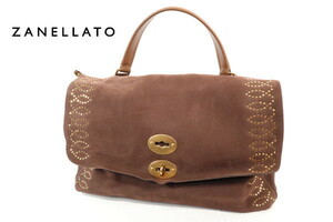 60% OFF New Zanellato ZANELLATO Bag EOT515 Brown Ladies POSTINA M Handbag Shoulder Bag Cowhide 2way Italian Handbag, Leather, Cowhide