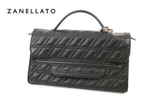 60% OFF New Zanellato ZANELLATO Bag EOT525 Black Ladies NINA S Handbag Shoulder Bag Sheep Leather Cowhide Made in Italy, Handbag, Made of leather, others