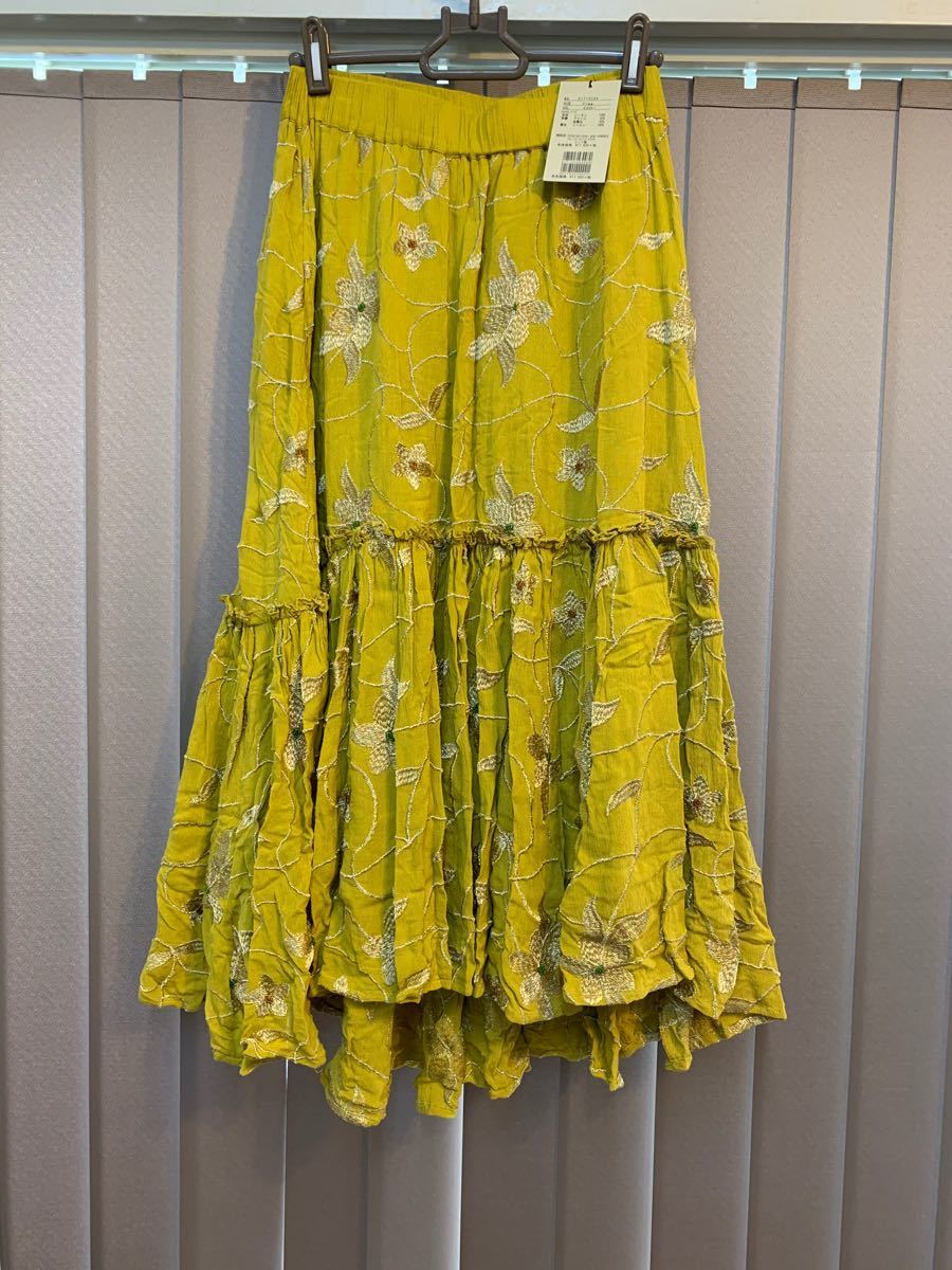 goa INDIA Bohemian Pathworkラップスカート新品未使用|PayPayフリマ