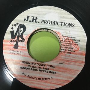 ナイスコンビ！billy jeanオケ！junior reid&mykal rose-burning down rome