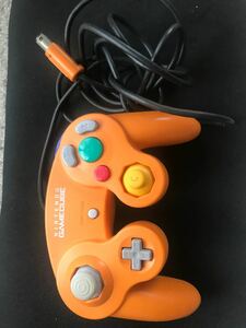 【純正】任天堂ゲームキューブコントローラー　オレンジ ゲームキューブコントローラー