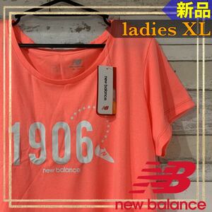 new balanceニューバランスグラフィック半袖TシャツレディースXL 新品