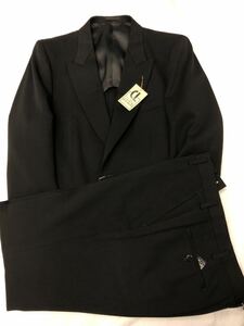 【新品】未使用　礼服　ピークドラペル サイズAB体3号 日本製 ドレスアップフォーマル ニッケフォーマルCL加工素材 拝み釦 センターベント