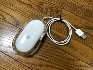Apple クリア　ワンボタンマウス　透明　アクリル