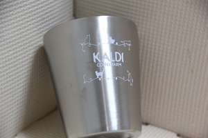 ステンレス製 カルディ コップ 二重構造 保温保冷 検索 KALDY COFFEE FARM ダブルウォール グラス カップ ロゴ マーク グッズ 猫 キャット