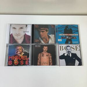 【まとめ】【CD】【未開封】Miguel bose /mordre dans ton coeur/Mas Alla/他（スペイン/音楽）６枚セット　ミゲル・ボセ【ta04a】