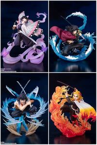 鬼滅の刃 フィギュアーツZERO 煉獄杏寿郎 胡蝶しのぶ 冨岡義勇 嘴平伊之助 4点 【新品未開封】