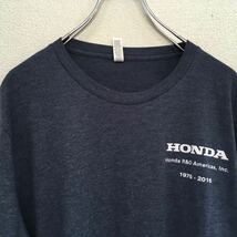 HONDA　ホンダ　HRA　40th ANNVERSARY　半袖Tシャツ　メンズ　Lサイズ　ノベルティグッズ　本田技研工業_画像3