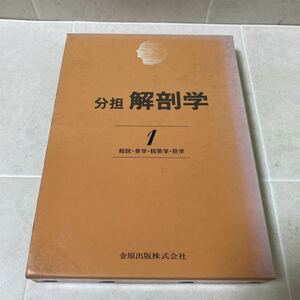 85-46 分担 解剖学 1 総説 骨学 靭帯学 筋学 金原出版株式会社 1982年 昭和62年発行