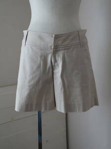  SunaUna short pants light beige 38 cotton linen cotton flax SunaUna