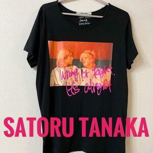 SATORU TANAKA☆ カートコバーン＆コートニーラブ☆フォトプリＴシャツ