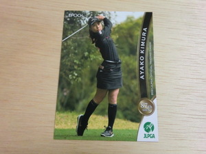 EPOCH 2021 JLPGA　No.22　木村 彩子　女子ゴルフ　OFFICIAL TRADING CARDS