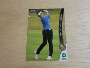 EPOCH 2021 JLPGA　No.25　全 美貞　女子ゴルフ　OFFICIAL TRADING CARDS