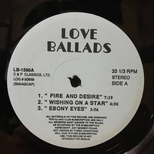 【12''】V.A. Rick James & Teena Marie / Rose Royce / Smokey Robinson / Eddie Kendricks - LOVE BALLADS - LB-1580 - *14