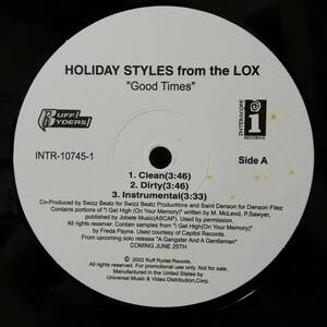 【12''】Holiday Styles Good Times - INTR-10745-1 - *14