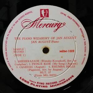 【10''】PROMO - Jan August The Piano Wizardry Of Jan August - MPM-1009 - *14