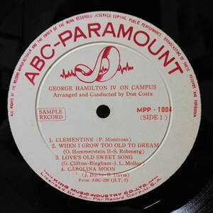 【10''】PROMO - George Hamilton IV On Campus - MPP-1004 - *14