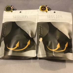 SHAPEDAYS 日本製 2個セット 24時間育乳ブラ S〜M シェイプデイズ 黒とベージュ