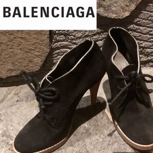 バレンシアガ BALENCIAGA ヒール ブーティー ハイヒール ショートブーツ