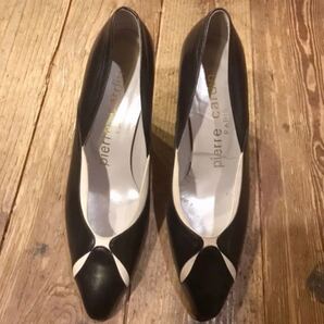 パンプス ピエールカルダン pierre cardin 21.5cm バイカラーレトロ レアサイズ 34 1/2