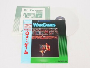 < including in a package OK LD># war game obi equipped laser disk #0799