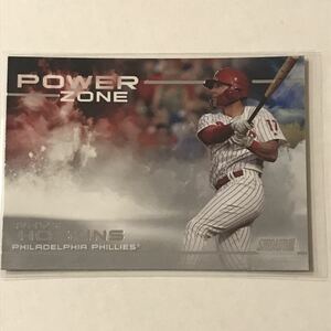 [Rhys Hoskins] Insert(Power Zone)PZ-17[2019 Topps Stadium Club Baseball](Philadelphia Phillies(PHI))