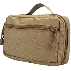 ミリタリー タクティカル スモールポーチ(モールシステム対応) 取手付 防水 デジカメ収納OK ウエストポーチ レア商品 未使用新品